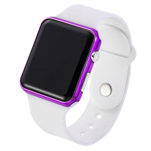Load image into Gallery viewer, 2020 nova rosa casual relógios de pulso feminino relógio led digital esporte masculino relógio de pulso silicone feminino reloj mujer erkek kol saati
