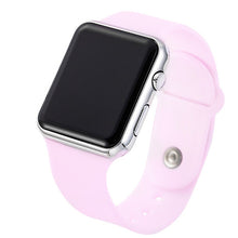Load image into Gallery viewer, 2020 nova rosa casual relógios de pulso feminino relógio led digital esporte masculino relógio de pulso silicone feminino reloj mujer erkek kol saati
